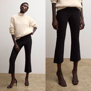 M.M.Lafleur Black Eco Power Stretch Kick Flare Foster Pant Sz 8 Office Corporate